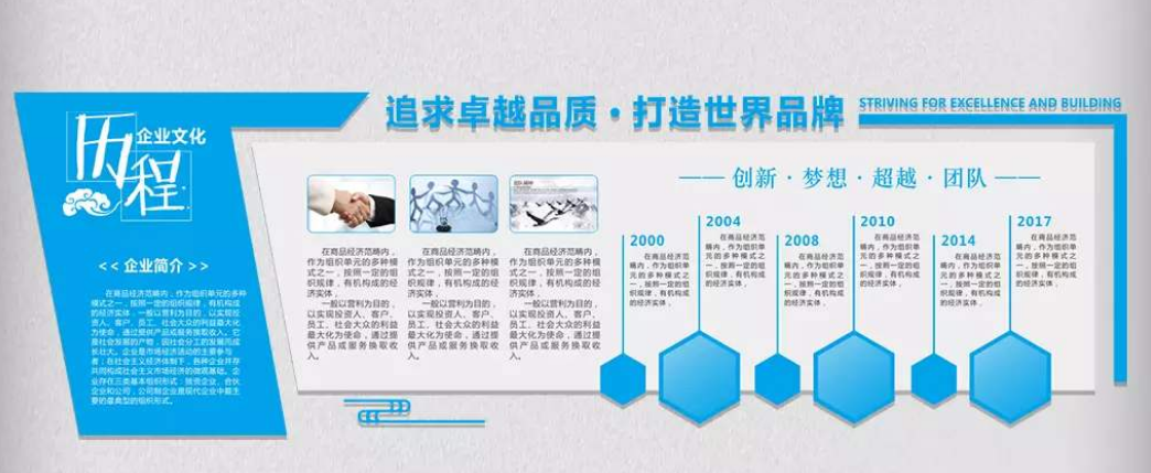 古典中国风大型立体企业文化墙形象墙