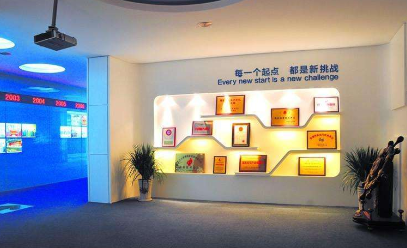 企业形象墙展示墙荣誉展示柜文化墙设计